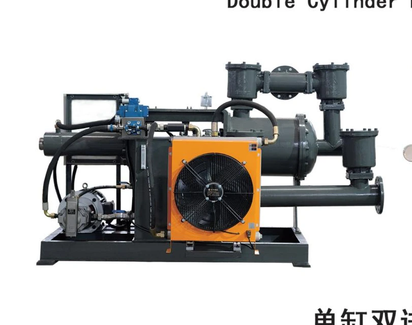 Single cylinder double feeding pump
