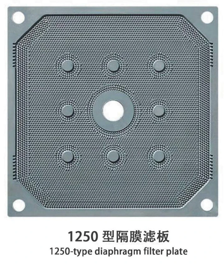 1250-type diaphragm filter plate