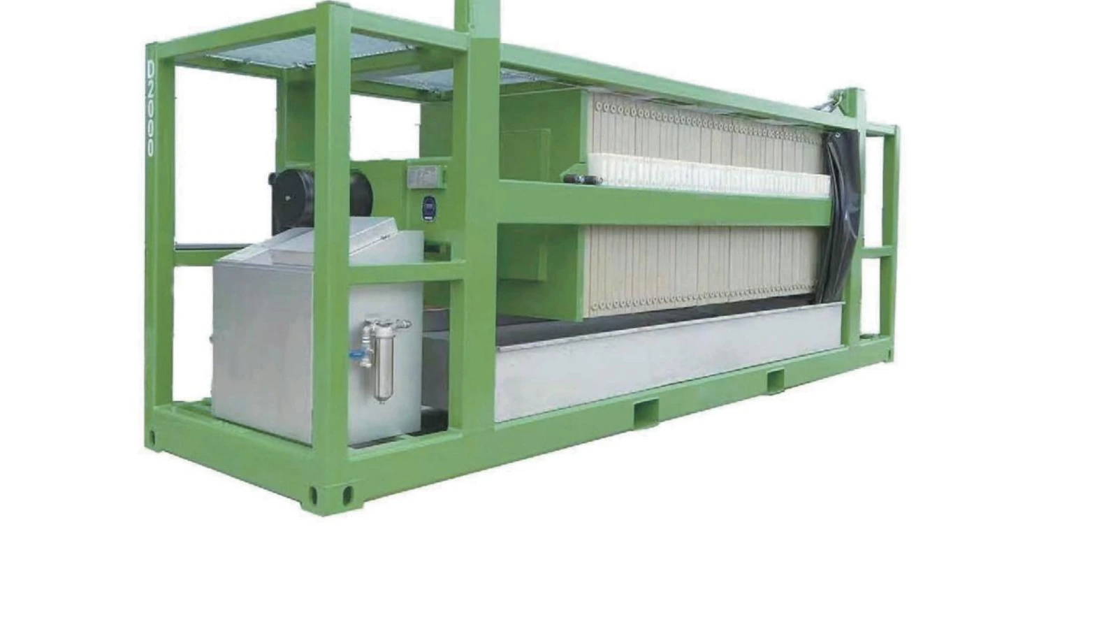 Green filter press frame configuration