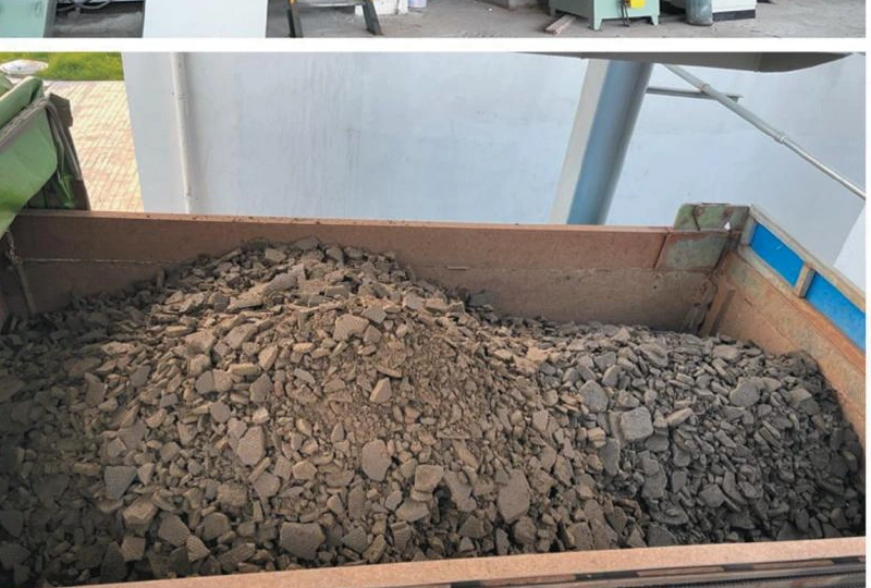 Sludge treatment filter cake